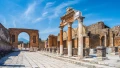 The ruins of Pompeii