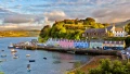 colourful houses by the water