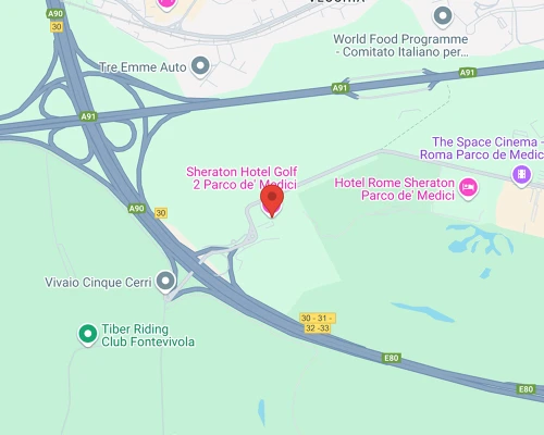 map of Rome departure point